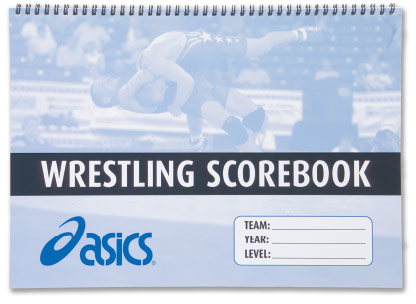 ZW0502 ASICS® Wrestling Scorebook - Click Image to Close