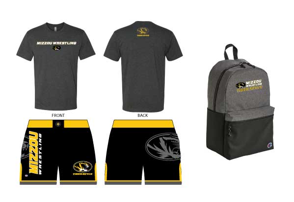 WC Mizzou Team Combo Package #2, color: Black/Gold/Grey - Click Image to Close