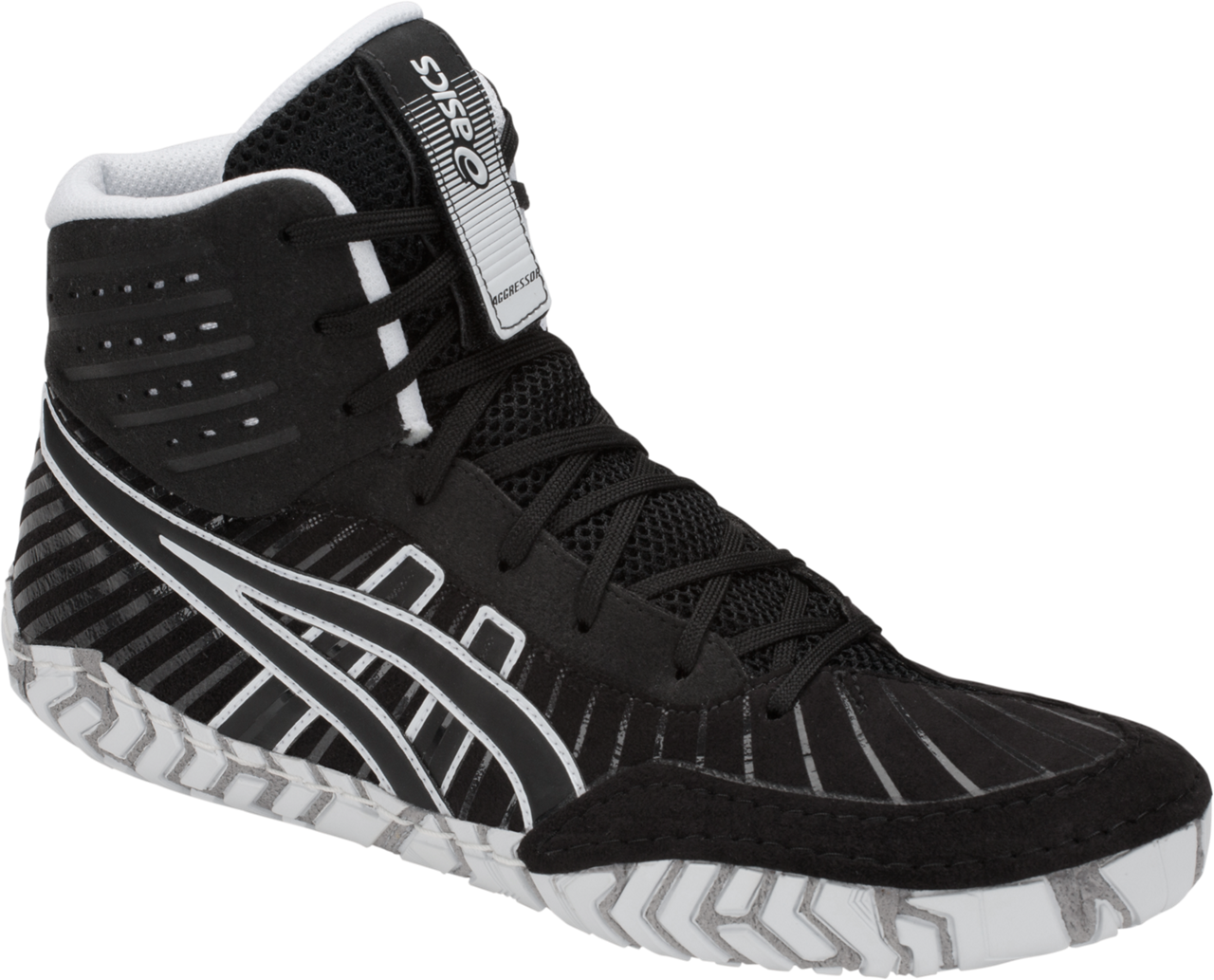 ASICS Aggressor 4 Wrestling Shoes *** Color: (001)