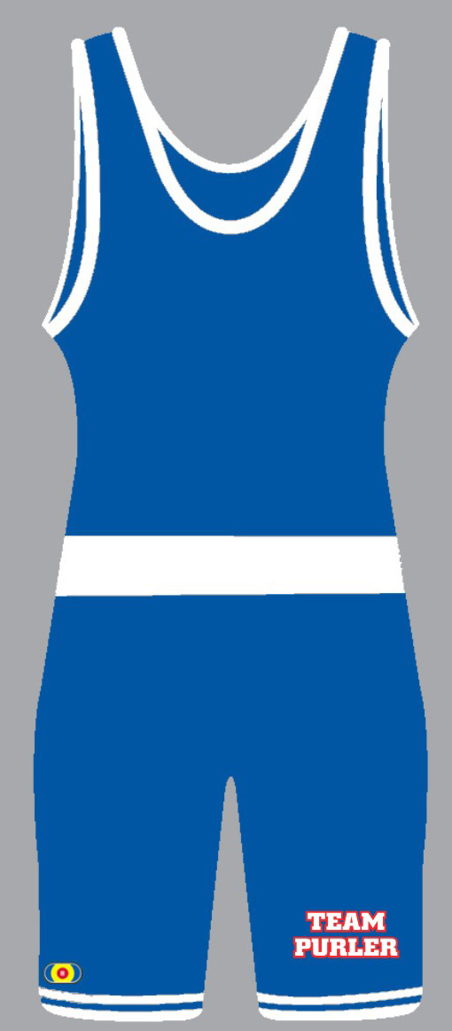 PWA 8520 Team Purler / PWA Custom Singlet, color: Royal - Click Image to Close