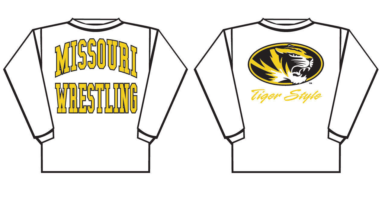 MU Wrestling White Long Sleeve